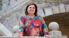 La portavoz del PSOE de Muros, Caridad González.
