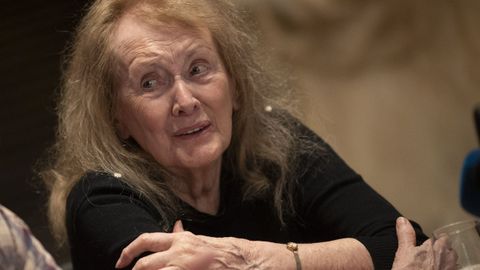 La escritora francesa Annie Ernaux (Lillebonne, 1940), hace unos d�as en Barcelona.