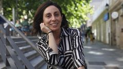 A poeta Elba Pedrosa, en Ourense