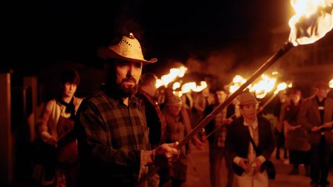 Percorrido nocturno por Ni�odaguia dentro da fornada tradicional.