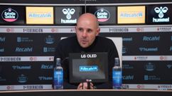 El t�cnico del Celta Fortuna, Fredi �lvarez, tras el partido ante el Zamora.