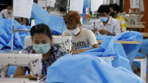 Empresa textil en Myanmar