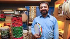 Salvado, en el taller San�n de Santiago, en una foto de archivo