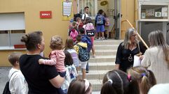 La vuelta al cole en el Colegio O Grupo, en Ribeira