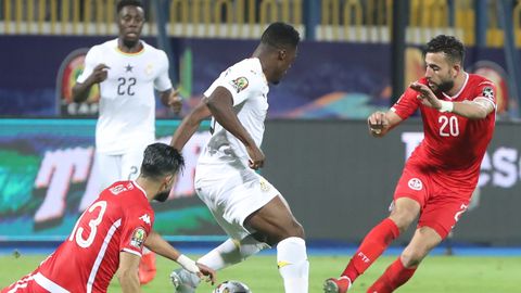 Asamoah Gyan.Asamoah Gyan con Ghana