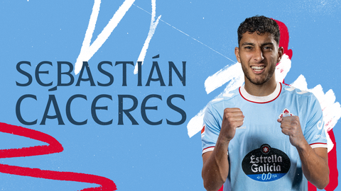 El nuevo central del Celta Sebasti�n C�ceres.