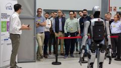 Momento de la presentaci�n de Haaro en las instalaciones de O Porri�o