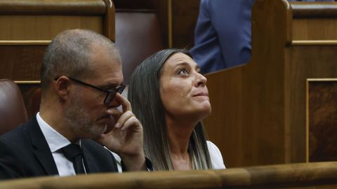 M�riam Nogueras, portavoz de Junts, en el Congreso.