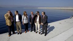 Visita las obras del puerto exterior de A Coru�a