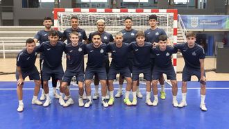 Imagen de la plantilla con la que el Exlabesa Leis arrancaba la temporada 2025/26.