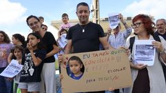 Esta semana hubo una protesta en el exterior del colegio Berganti�os