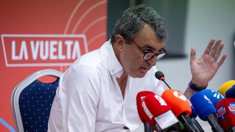 El director de la Vuelta dice que las manifestaciones pod�an haber convivido con el deporte