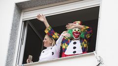 Los peques disfrutaron del carnaval organizado por los vecinos de Vimianzo