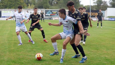 Partido de Tercera Federación entre el Boiro y el Compostela en el Campo municipal de Barraña