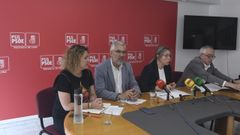 El PSdeG-PSOE hizo balance este lunes de las inversiones en la provincia tras los dos años de mandato de Pedro Sánchez.