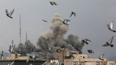 Bombardeo en Oriente Pr�ximo.