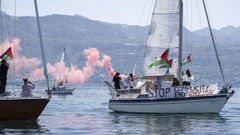 Barcos de la Global Sumud Flotilla, en una imagen de archivo.