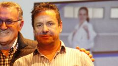 Puente, en la gala de deporte de O Barco el a�o pasado