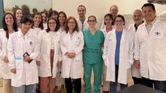Parte del equipo que particip� en el estudio.