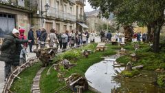 La decoracin navidea de Allariz atrae cada ao a ms visitantes de Galicia, Espaa o Portugal