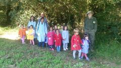 Salida al r�o de los ni�os del colegio rural agrupado de Vilaboa. 