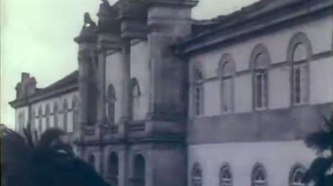 Imaxe da fachada da Deputacin, includa no documental Unha viaxe por Galicia