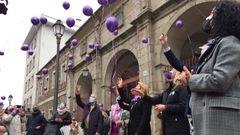 Soltaron 41 globos en recuerdo de cada v�ctima del 2020