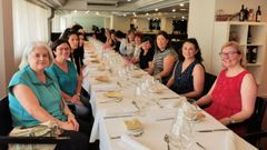 El homenaje se celebr� en el restaurante del hotel Almirante. 