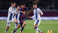 CD Legans.Los futbolistas del Legans en un partido frente al Barcelona