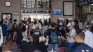 Estacin de tren de Ourense, el fin de semana, colapsada por las cancelaciones