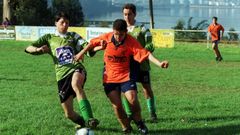 Imagen de archivo de un encuentro de categor�a juvenil entre el Barallobre y el Valdovi�o disputado en el 2001