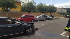 Accidente en San Cibrao