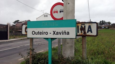 Un lugar de Outeiro en Coristanco