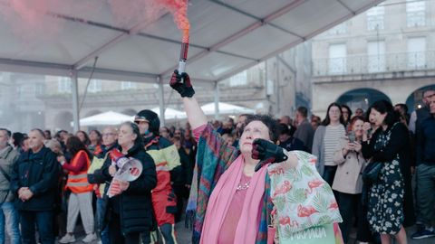 Huelga en Ourense: manifestacin.