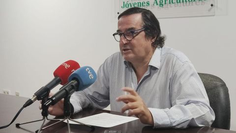El presidente de Asaja Extremadura, ngel Garca Blanco