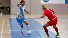 Ceci, del Mar�n Futsal, conduce el bal�n en una imagen de archivo
