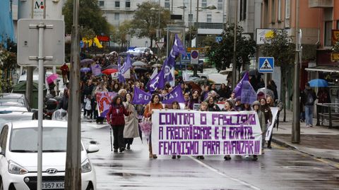 As se vivi el 8M en Pontevedra.