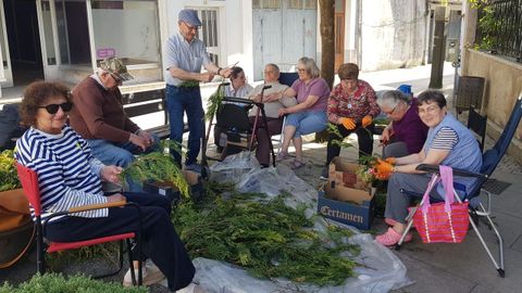 Las alfombras engalanar�n la calle Porta de Cima al paso de la procesi�n de Corpus