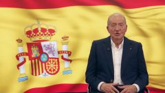 Captura de pantalla del vdeo del rey emrito, Juan Carlos I, en el que reivindica su papel en la Transicin