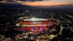 El renovado Estadio Azteca, en la previa del encuentro entre M�xico y Portugal.