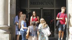 Foto de archivo de la facultad de Medicina de Santiago