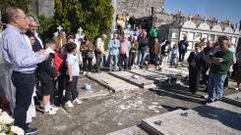 Moitos veci�os de Parada de Sil asistieron ao acto.