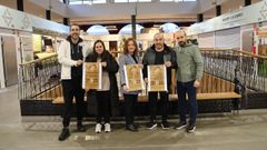 Presentacin del torneo de futboln Maestro del Norte, en la Praza de Abastos de Lugo