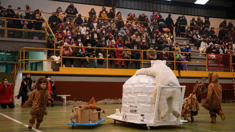 Concurso de disfraces en el carnaval de Outes.