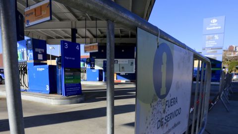 La gasolinera de Carrefour lleva cerrada un a�o