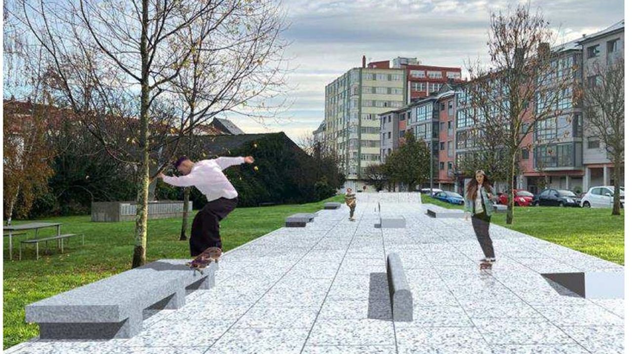 PSOE y PCG cargan contra la licitación del «skate park» de Canido