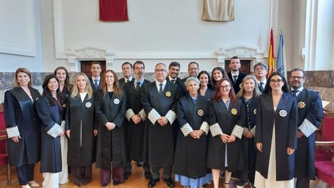 <span lang= gl >Imaxe do acto da xura ou promesa dos novos xu�ces</span>