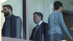Elon Musk, en un descanso del juicio