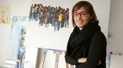 Sueiro enmarca su estilo en una l�nea expresionista.