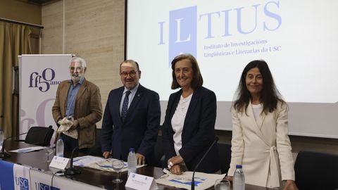De izquierda a derecha: Elias Feijó Torres, Antonio López, Pilar Bermejo y María José Alonso Veloso